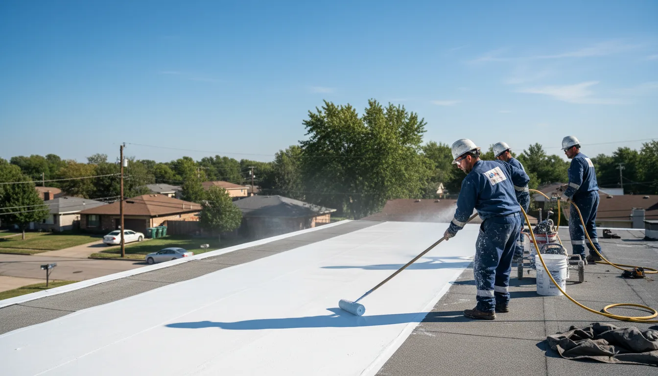 Commercial roof coating in Quincy, MI near me